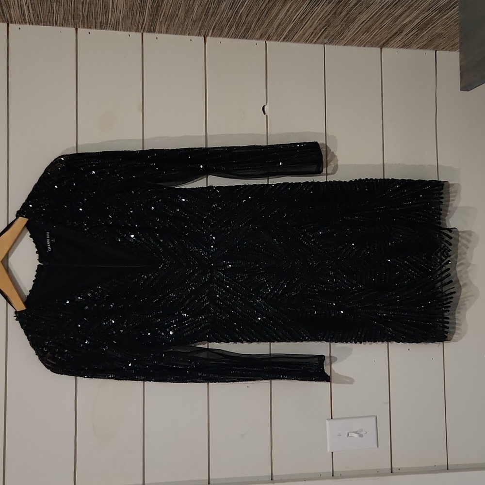 Black cocktail dress